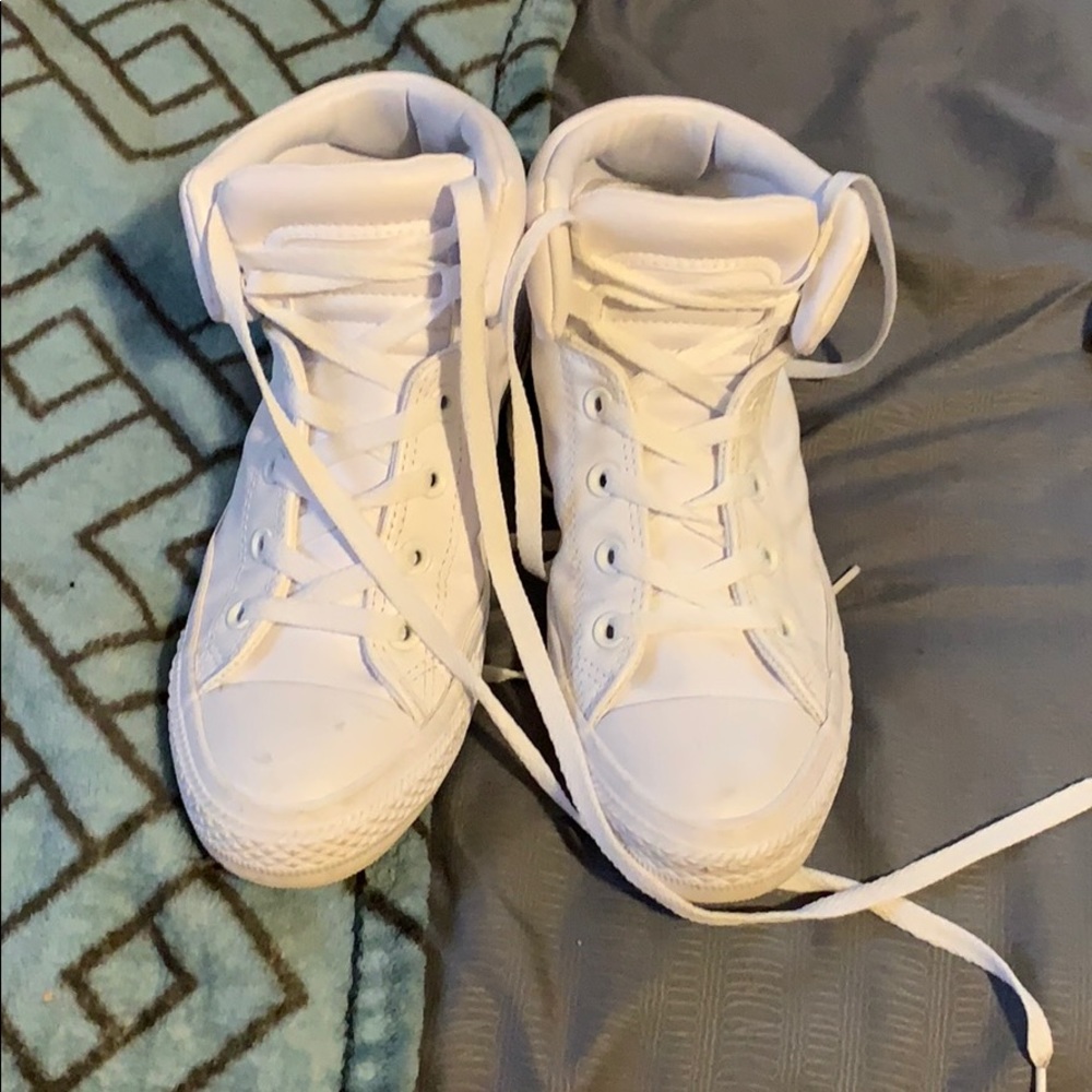 leather converse